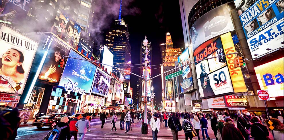Time Square & Broadway Shows on a New York City Class Trip with Educational Tours of Florida