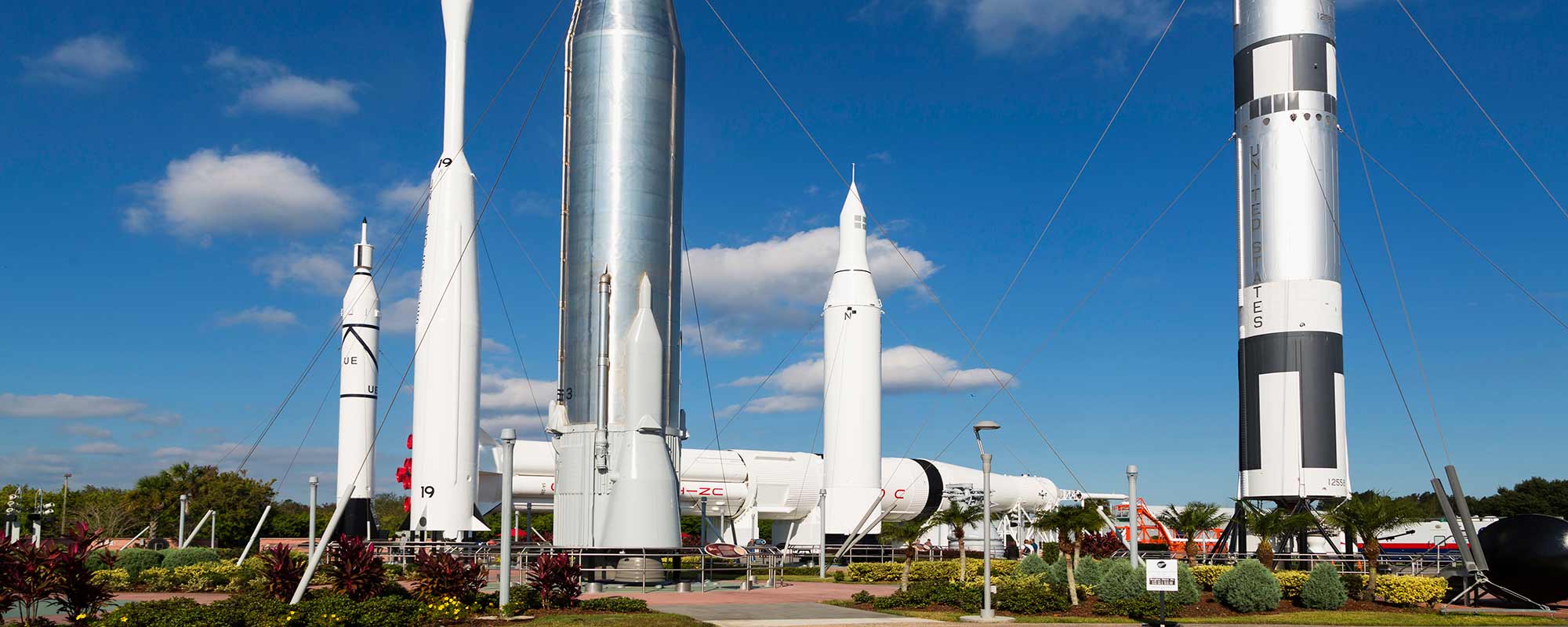 Rocket Center Garden on Kennedy Space Center Class Trip with Educational Tours